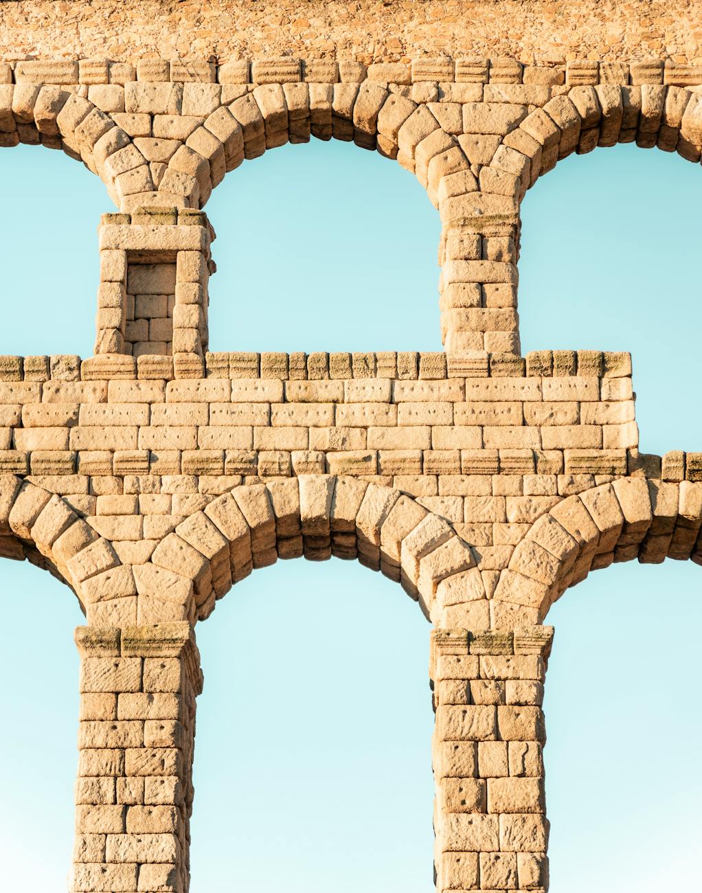ancient aqueduct of segovia