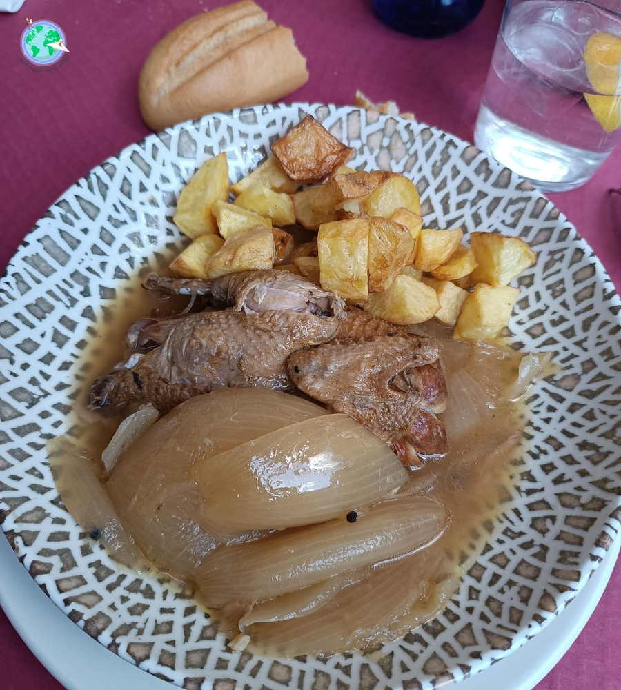 Perdiz a la toledana plato típico toledano