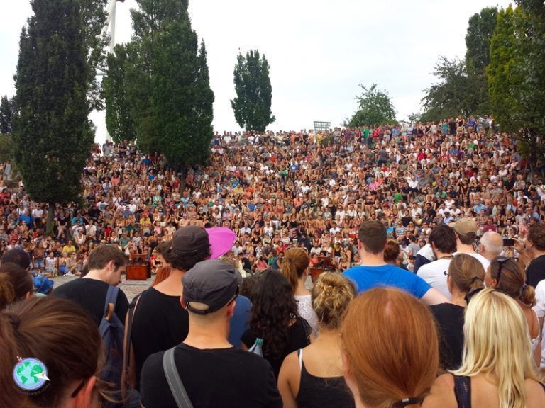 Karaoke de los domingos en Mauerpark