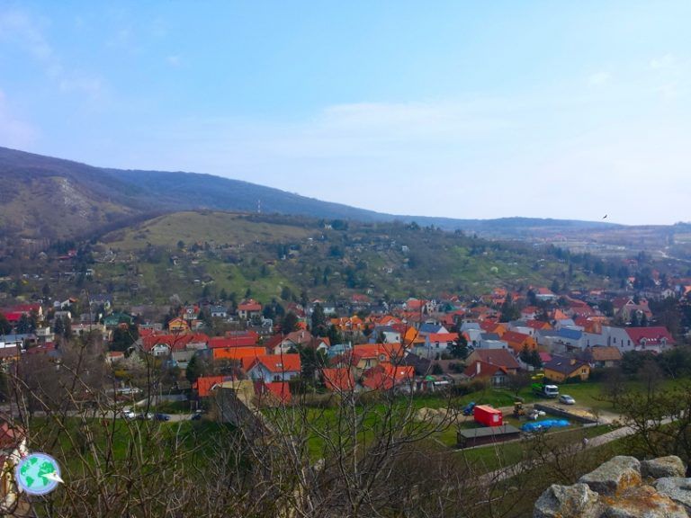 Vistas del pueblo desde el castillo de Devín