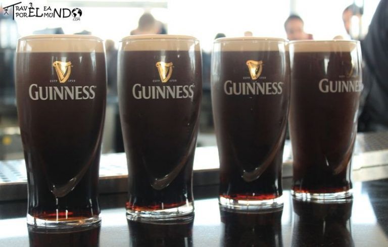 cervezas Guinnes en dublin