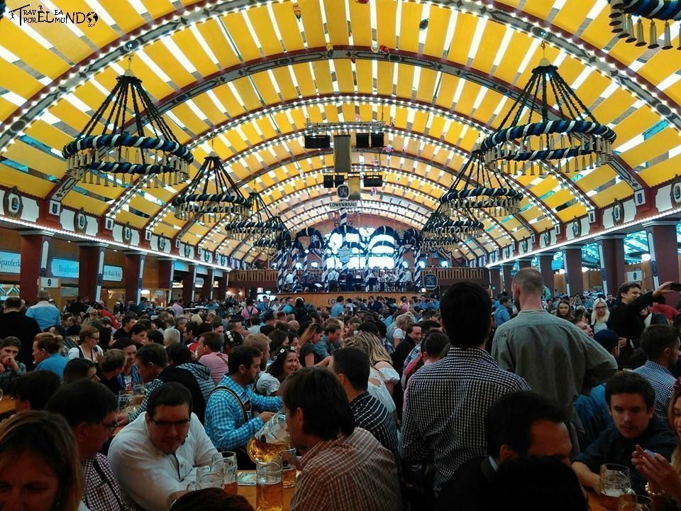 Interior de las carpas