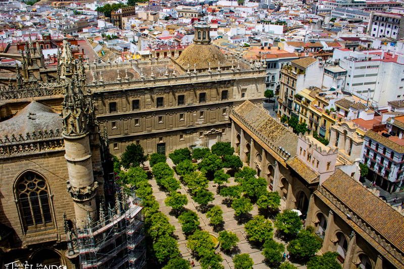 Patio de los naranjos en la Catedral de Sevilla